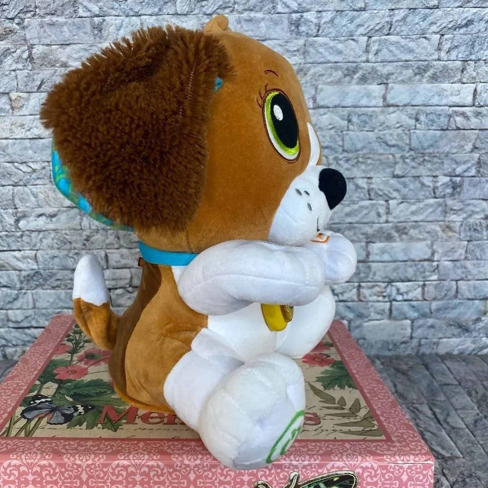 Leap Frog Speak & Learn Plush Puppy Animatronic Sing Speak Learn